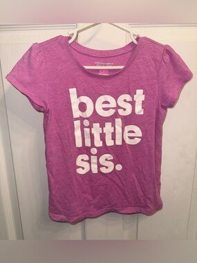 Best little sis shirt 4T